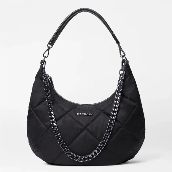 MZ WALLACE Quilted Bowery Shoulder Bag - Picture 1 of 10